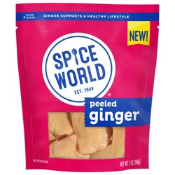 Spice World Peeled Ginger 7 oz