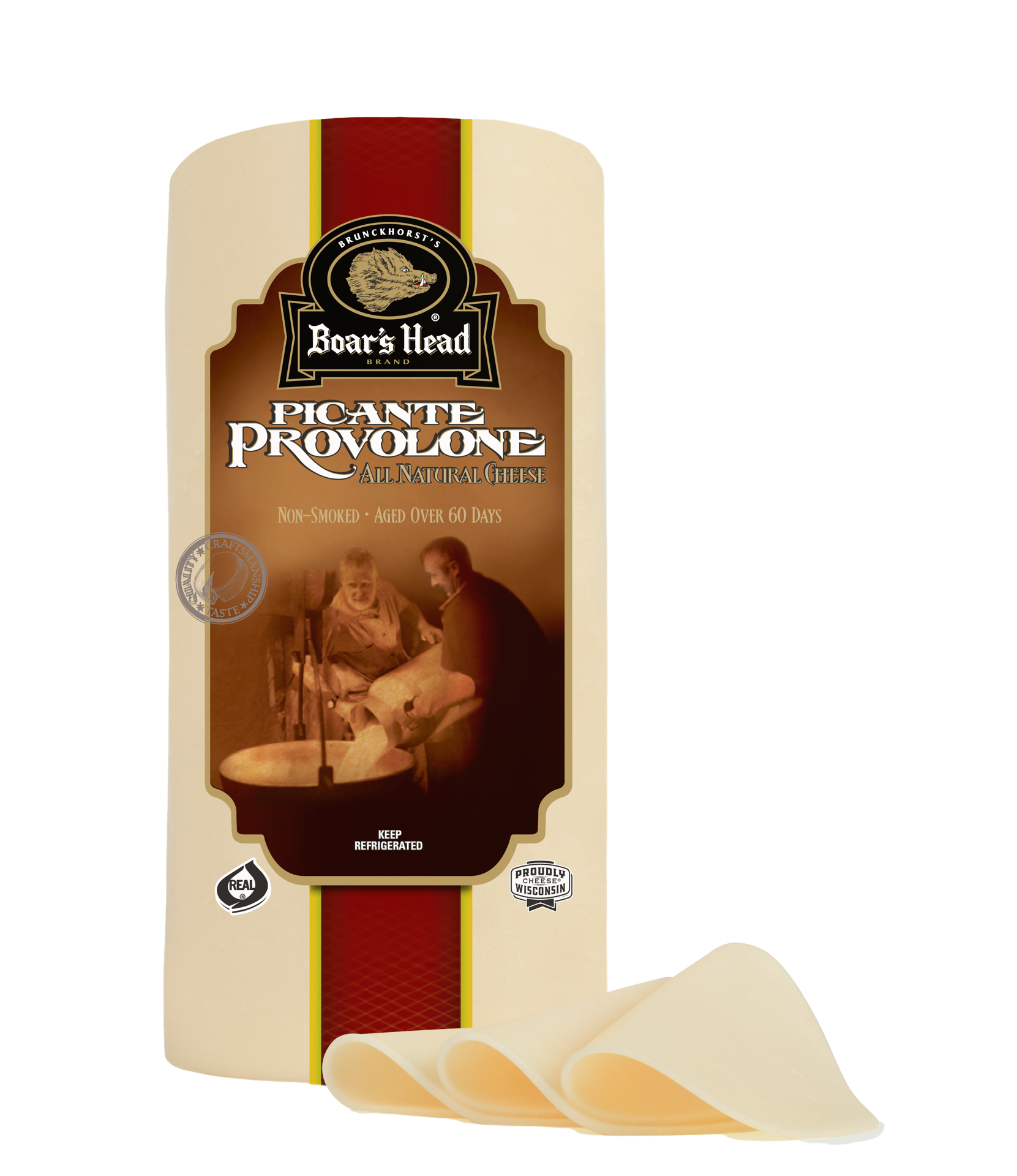 slide 1 of 1, Boar's Head Sharp Picante Provolone Cheese, per lb