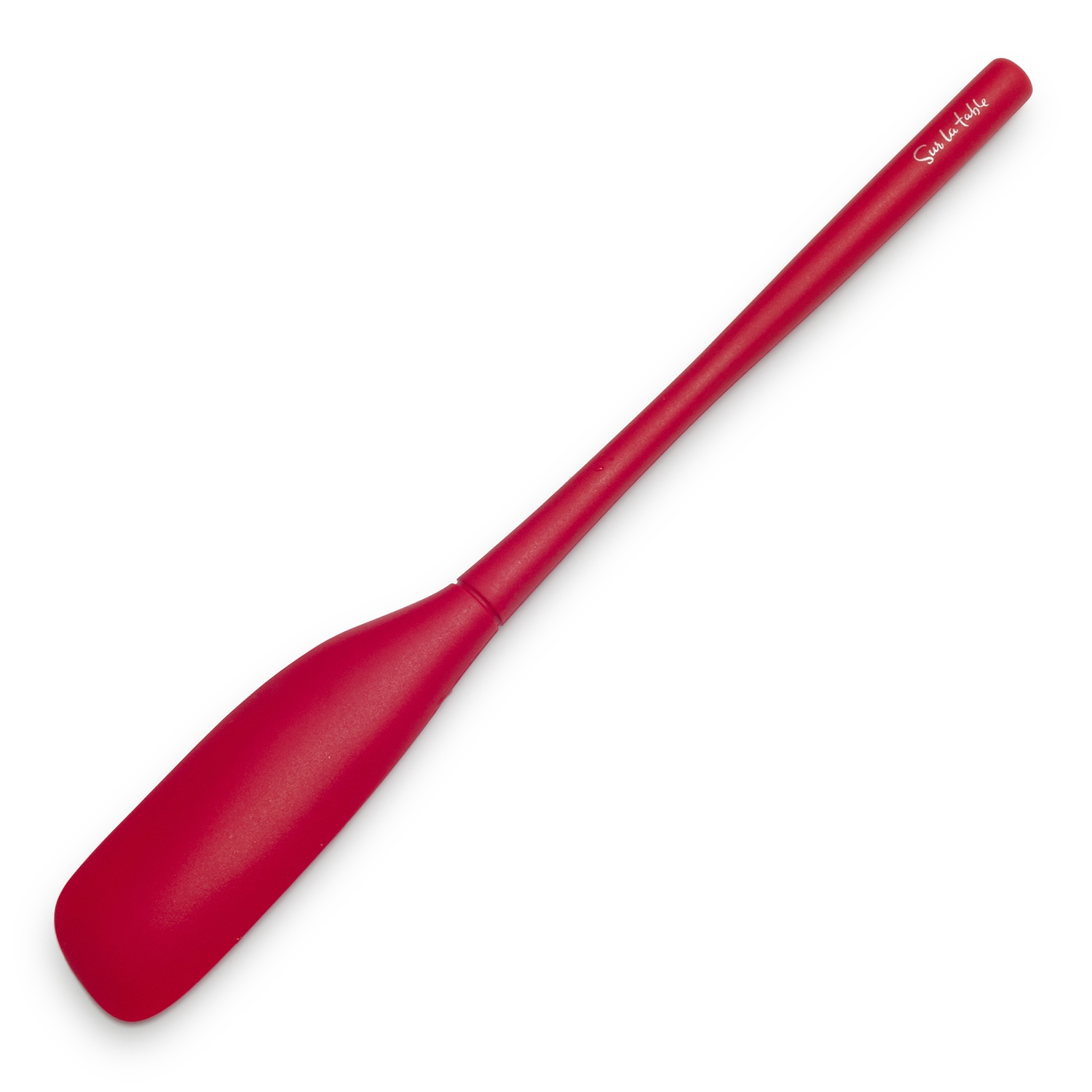 slide 1 of 1, Sur La Table Flex-Core Silicone Jar Scraper, Red, 1 ct