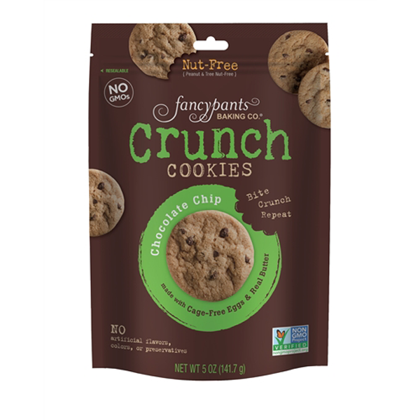 slide 1 of 8, Fancypants Baking Co. Chocolate Chip Mini Crunch Cookies, 1 ct