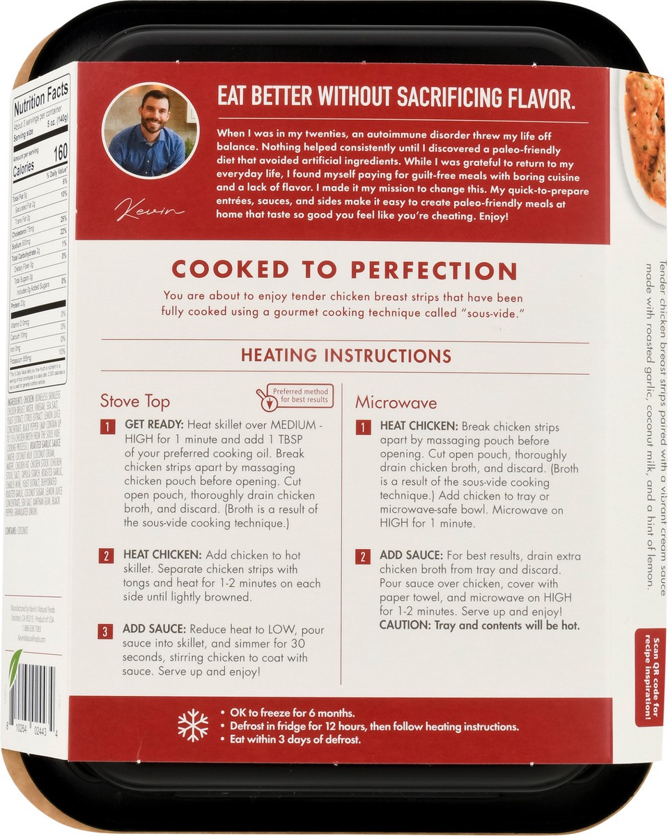 slide 7 of 9, Kevin's Natural Foods Paleo Roasted Garlic Chicken 16 oz, 16 oz