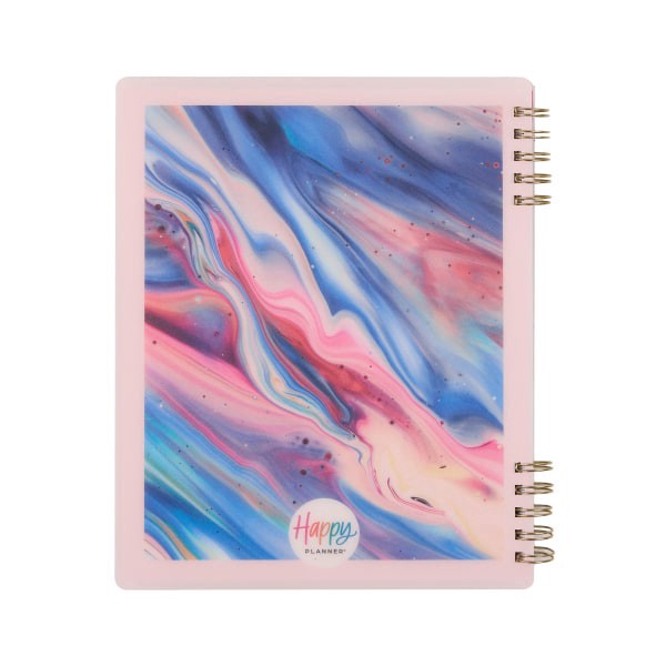 slide 3 of 10, 2026 Happy Planner Monthly/Weekly Big Customizable Twin Loop Planner, 8-1/2"" x 11"", Fluid Fusion, January To December, PZ0016B004, 1 ct