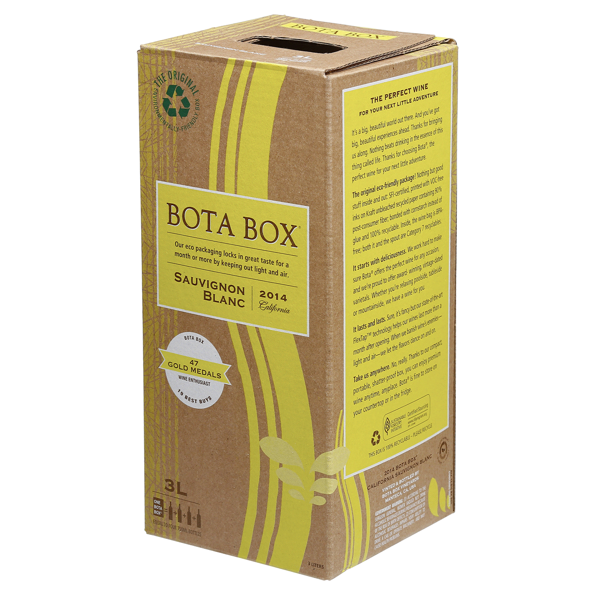 slide 6 of 8, Bota Box Sauvignon Blanc, 3 liter