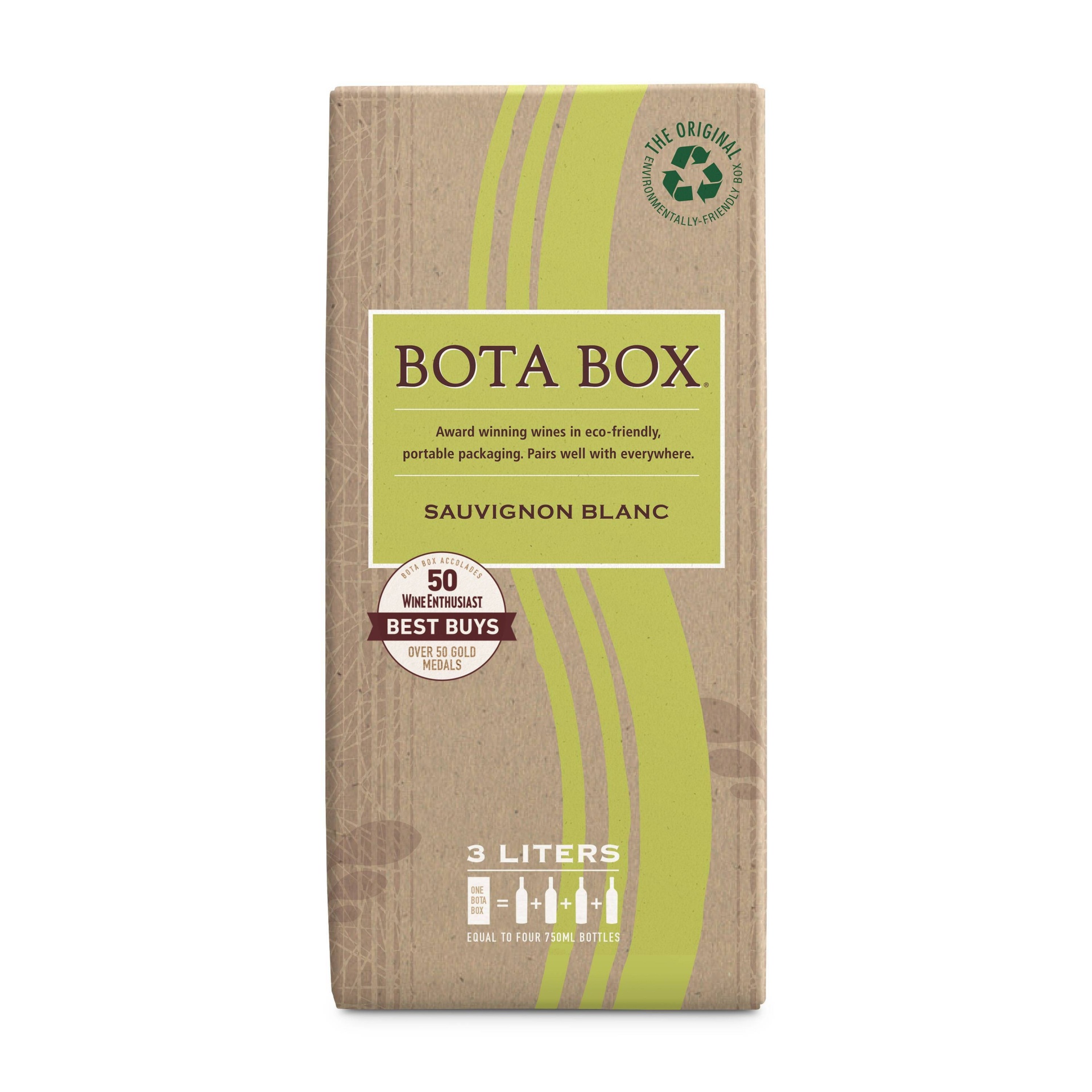 slide 1 of 8, Bota Box Sauvignon Blanc, 3 liter