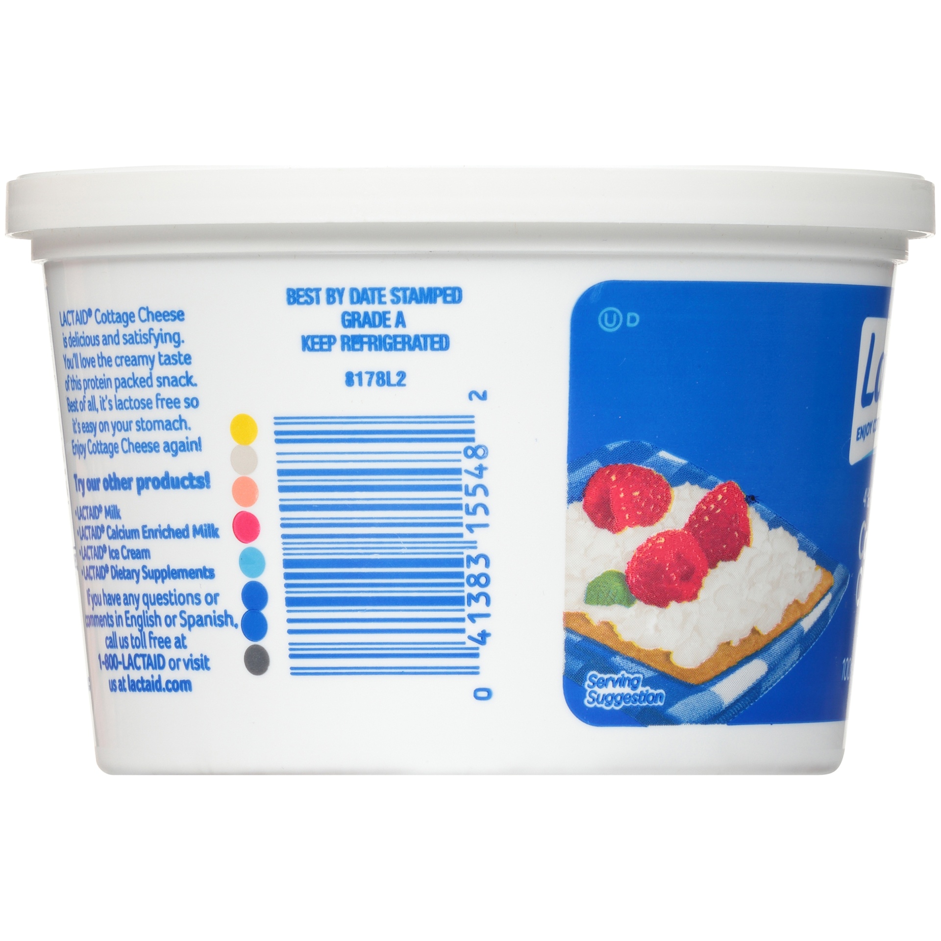 slide 4 of 7, Lactaid Cottage Cheese, 16 oz