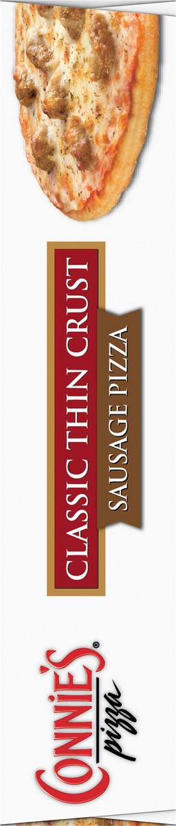 slide 11 of 14, Connie's Sausage Classic Thin Crust Pizza, 8.1 oz