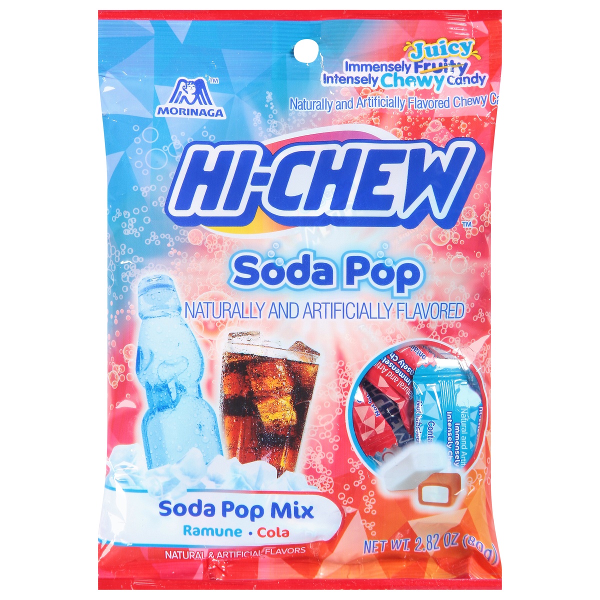 slide 1 of 11, Morinaga Hi-chew Soda Pop Chewy Candy, 3.53 oz