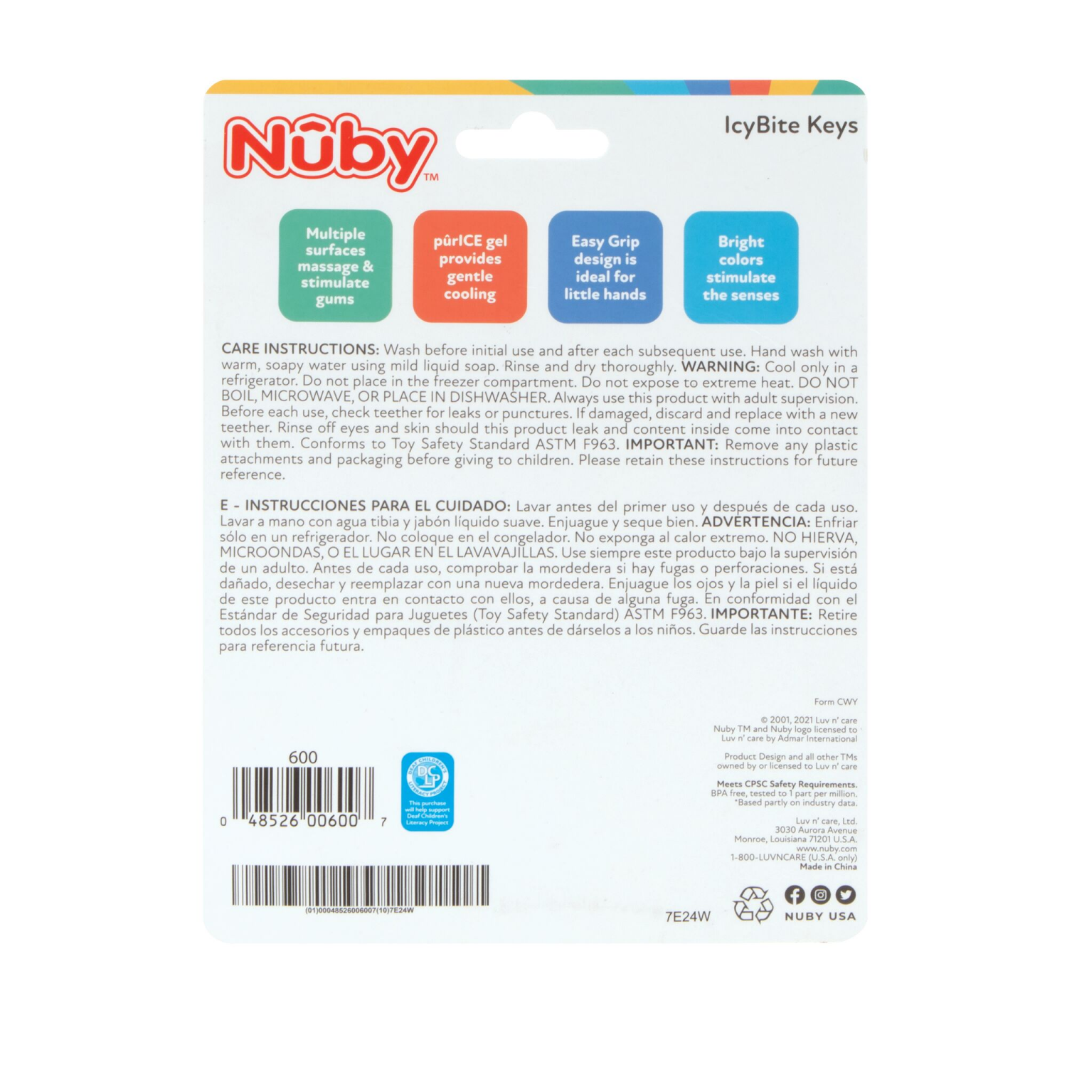 slide 2 of 2, Nuby Soothing Teether, 1 ct