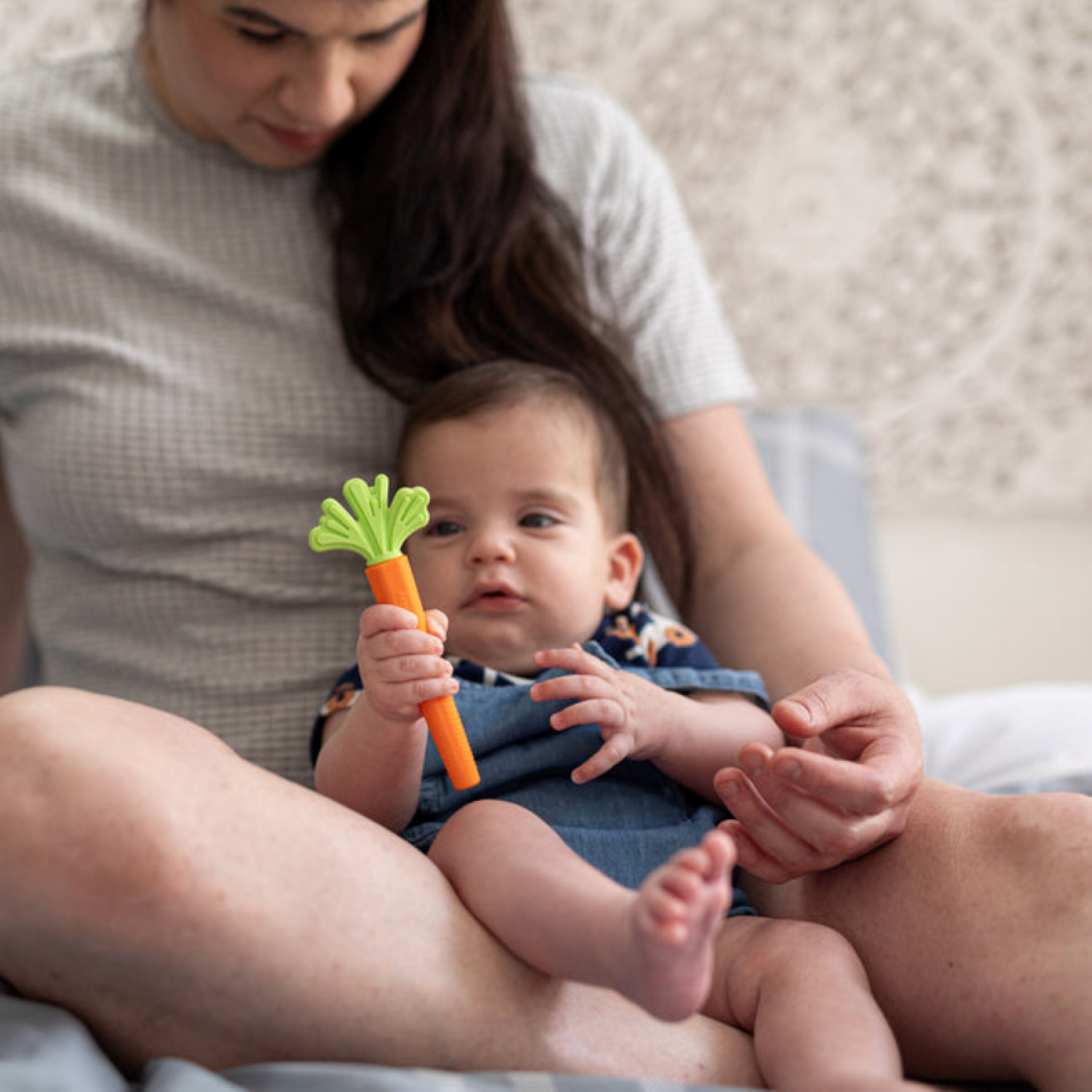 slide 4 of 4, Nuby Tube Carrot Teether, 1 ct