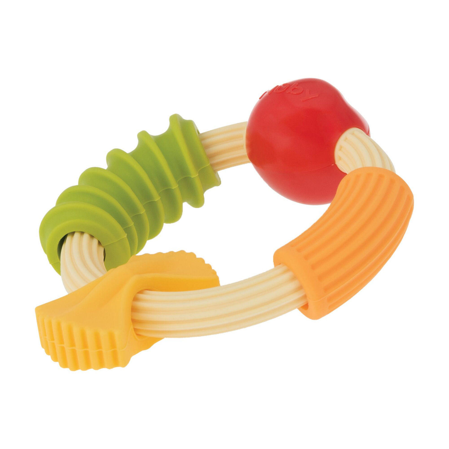 slide 7 of 8, Nuby Pasta Teething Ring, 1 ct