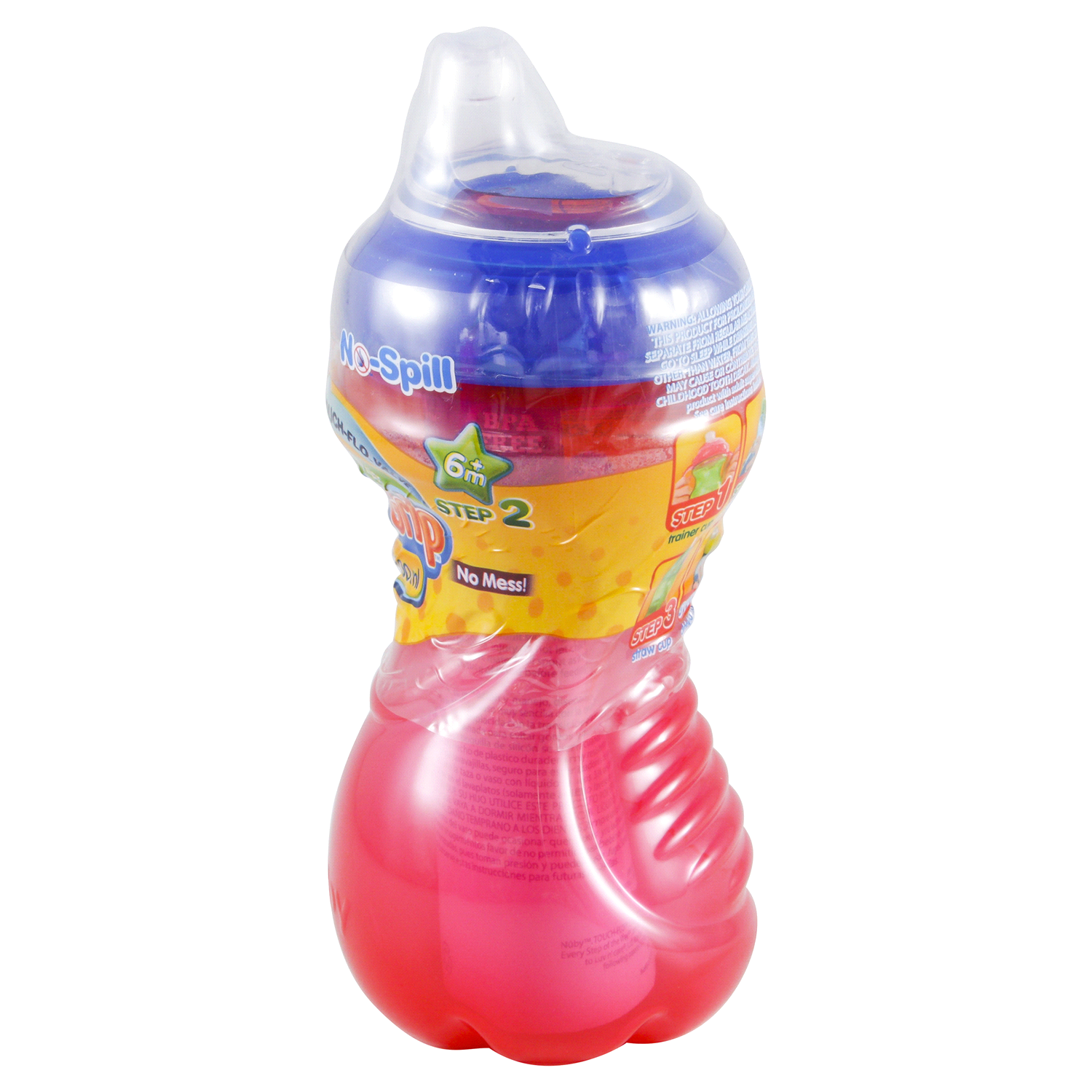 slide 3 of 3, Nuby No-Spill Easy Grip Cup, 10 oz