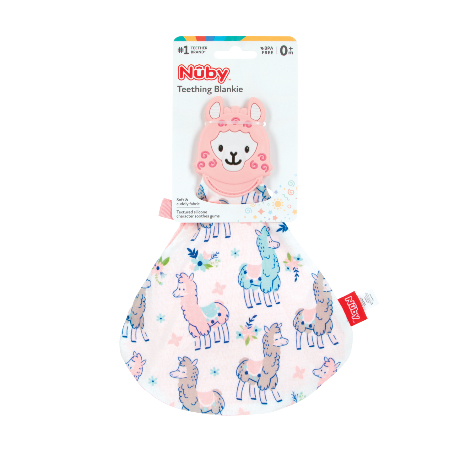 slide 2 of 4, Nuby Teething Blanket, Assorted, 1 ct