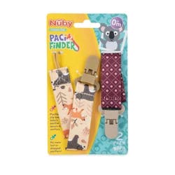 Nuby Pacifinder Pacifier Clip 2 ea