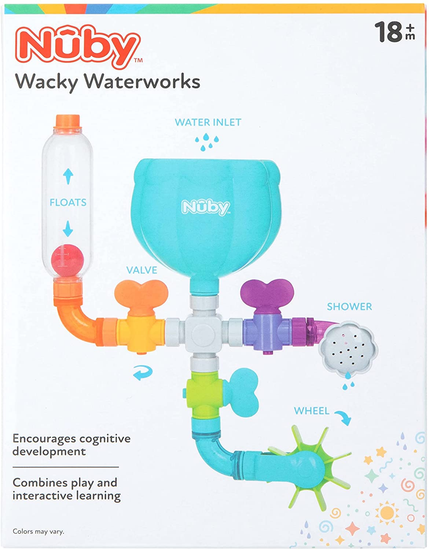 slide 3 of 3, Nuby Wacky Waterworks, 1 ct