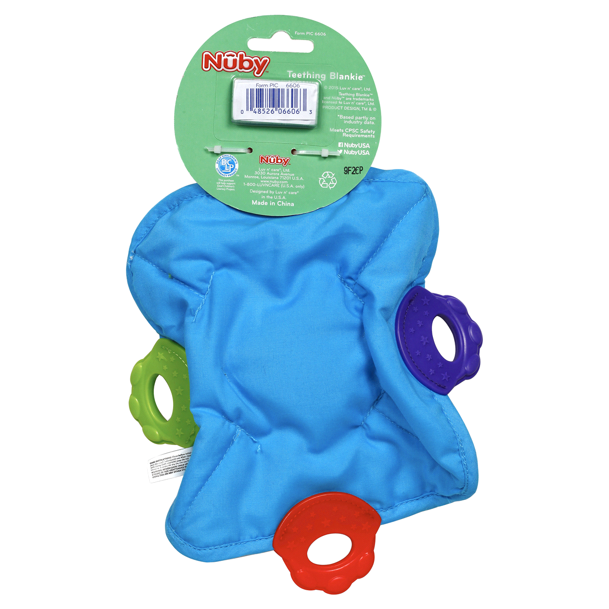 slide 2 of 2, Nuby Teething Blankie, 1 ct