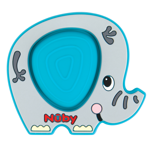 slide 12 of 13, Nuby Pop It Teether Turtle & Elephant, 1 ct