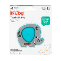 slide 7 of 13, Nuby Pop It Teether Turtle & Elephant, 1 ct