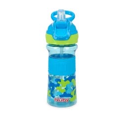 Nuby Thirsty Kids Flip-It Blue Camo