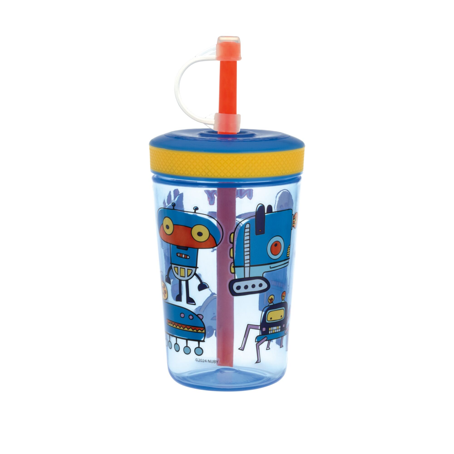 slide 2 of 8, Nuby Thirsty Kids Sip-It Swirler Cup Assorted, 2pk, 2 ct
