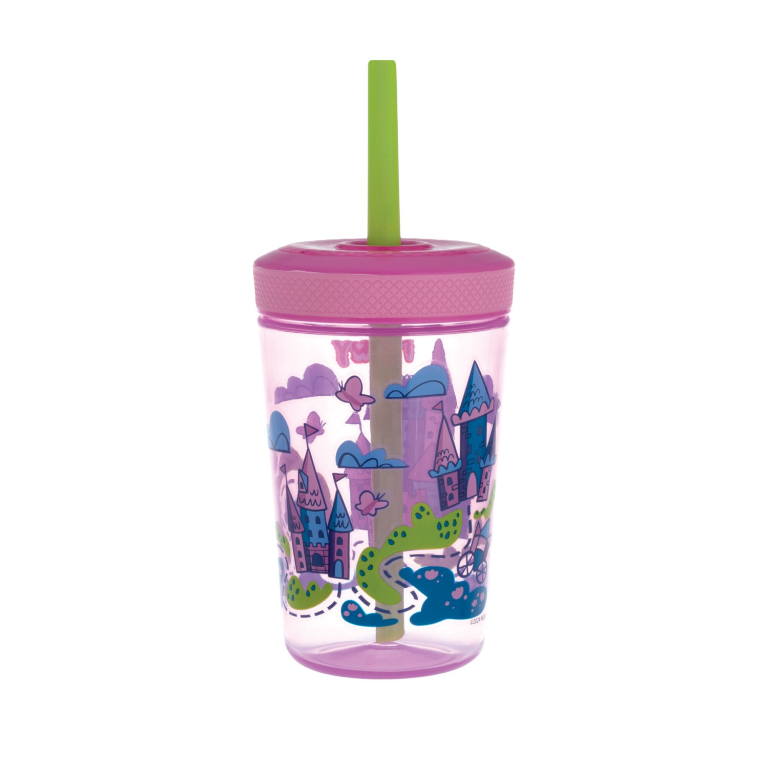 slide 3 of 8, Nuby Thirsty Kids Sip-It Swirler Cup Assorted, 2pk, 2 ct