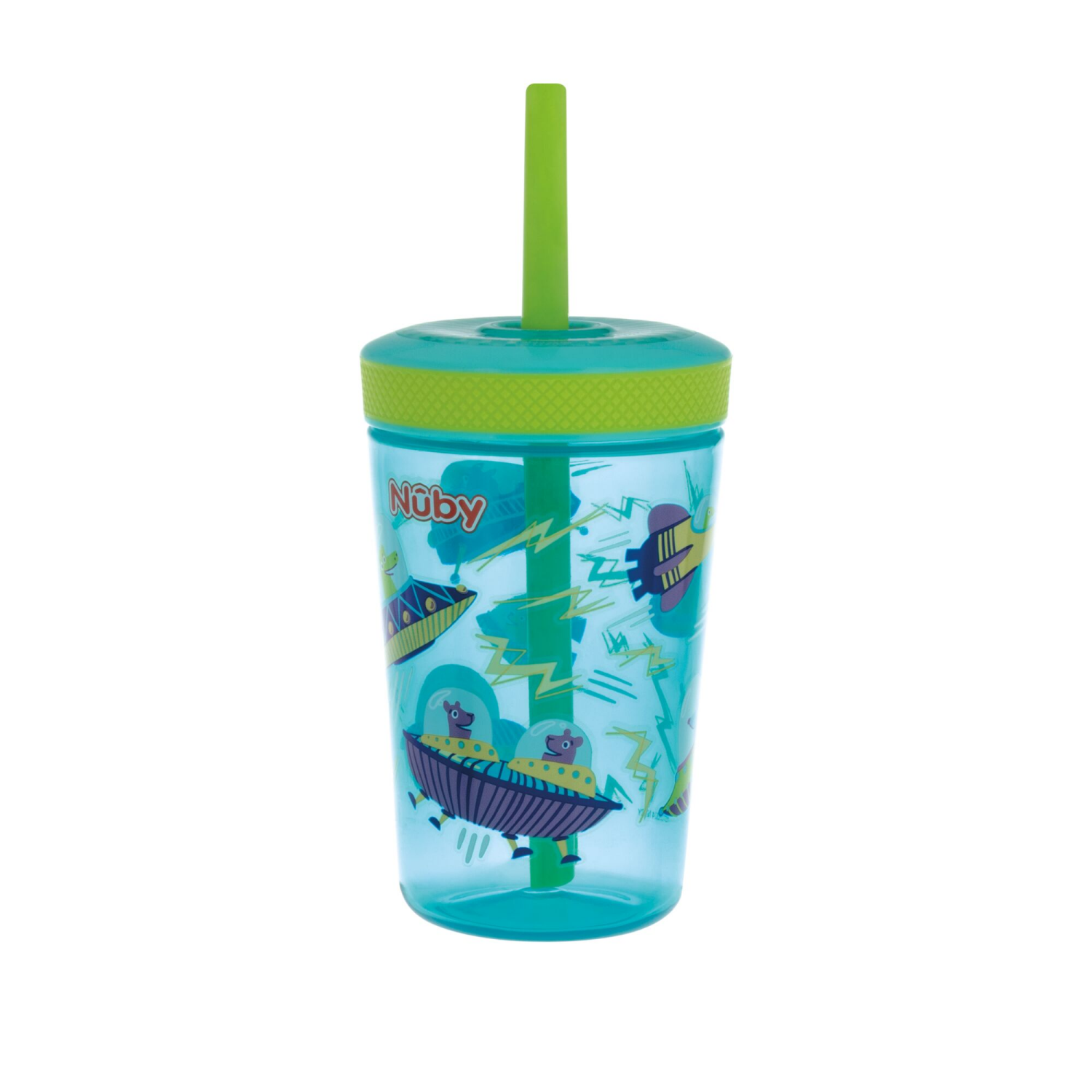 slide 8 of 8, Nuby Thirsty Kids Sip-It Swirler Cup Assorted, 2pk, 2 ct