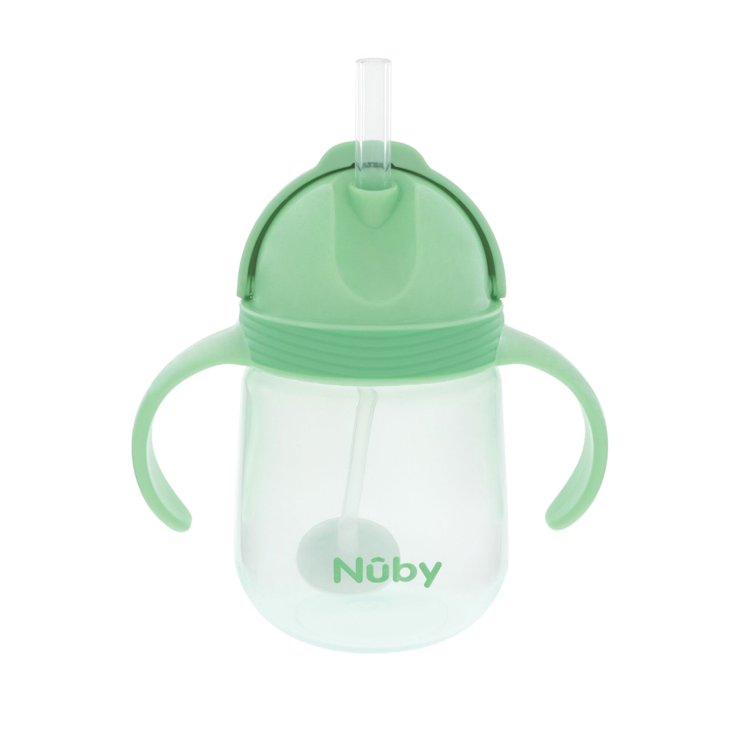 slide 4 of 4, Nuby 12m+ Clik-it Silicone Straw Trainer Cup 2 ea, 2 ct