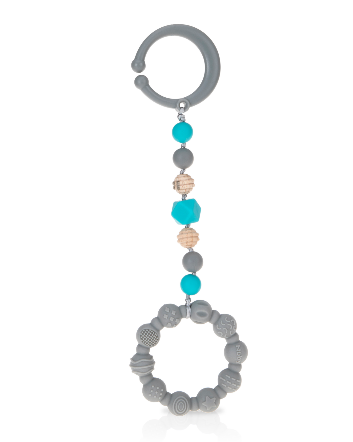 slide 2 of 2, Nuby 3m+ Tagalong Teether 1 ea, 1 ct