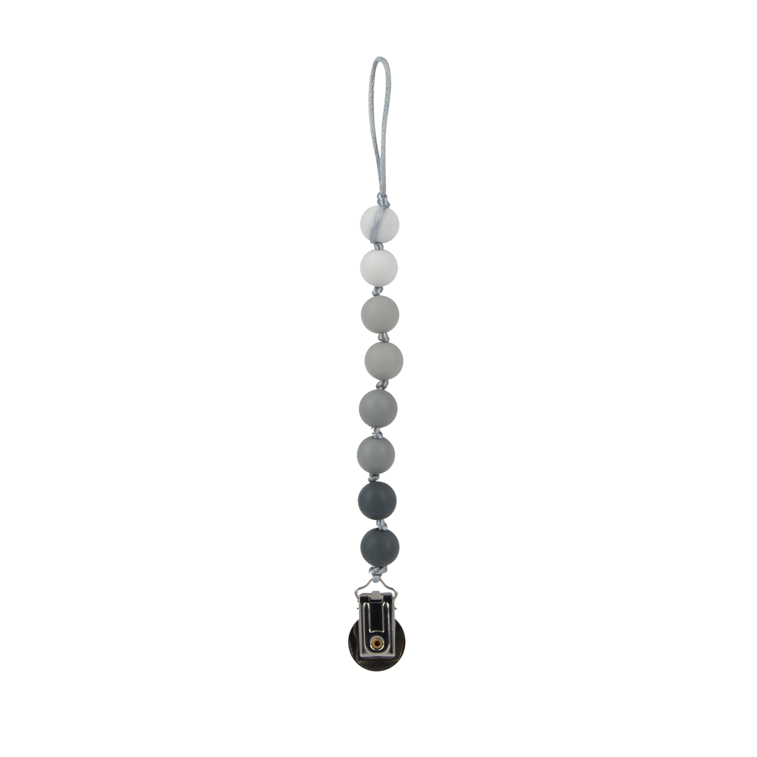 slide 2 of 4, Nuby Silicone Beaded Pacifinder - Gray, 1 ct