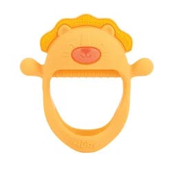 Nuby 3-6m 100% Silicone Teething Mitten 1 ea