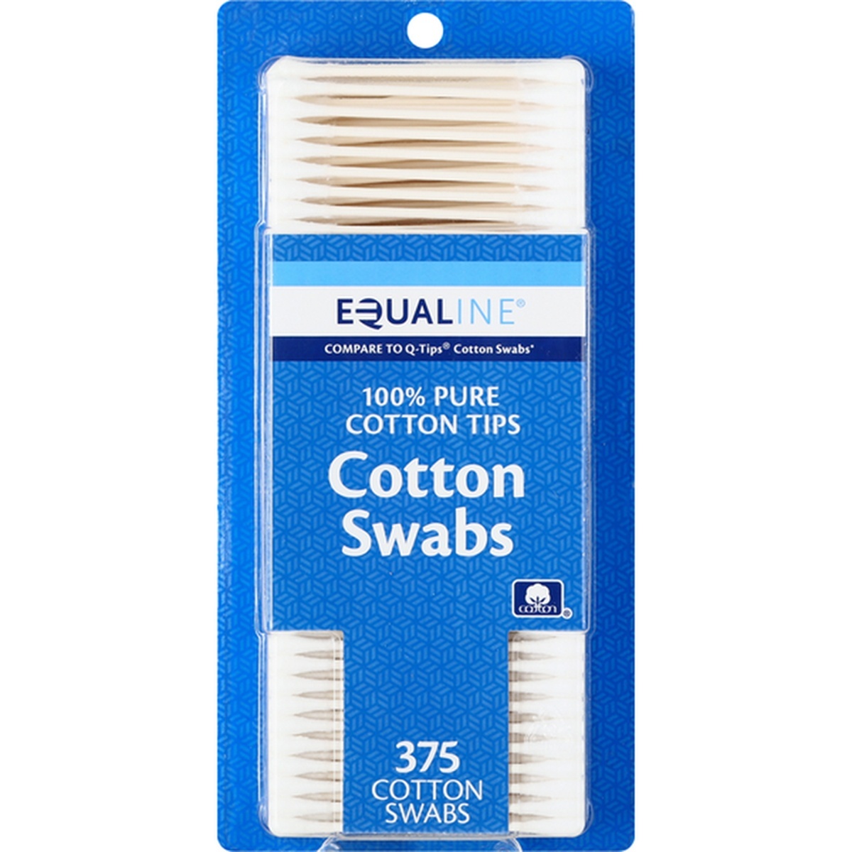 slide 1 of 1, Equaline Cotton Swabs, 375 ct