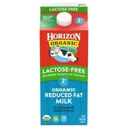 Horizon Organic 2% Reduced Fat Lactose-Free Milk - 0.5gal