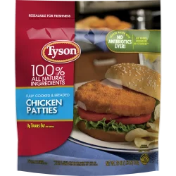 Fully Cooked Frozen Chicken Patties