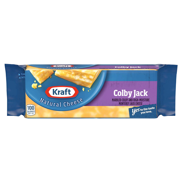 slide 1 of 8, Kraft Colby Jack Cheese, 8 oz