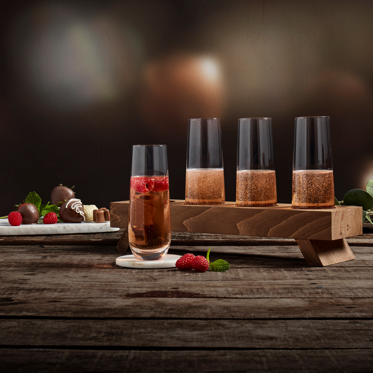 slide 4 of 4, Mason Mimosa Flight w/Tray 4pc, 4 ct