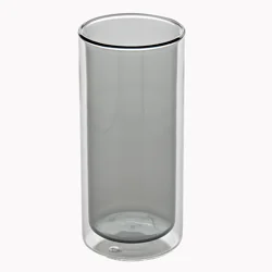 Double Wall Highball Glass, Smoke, 16 Oz.
