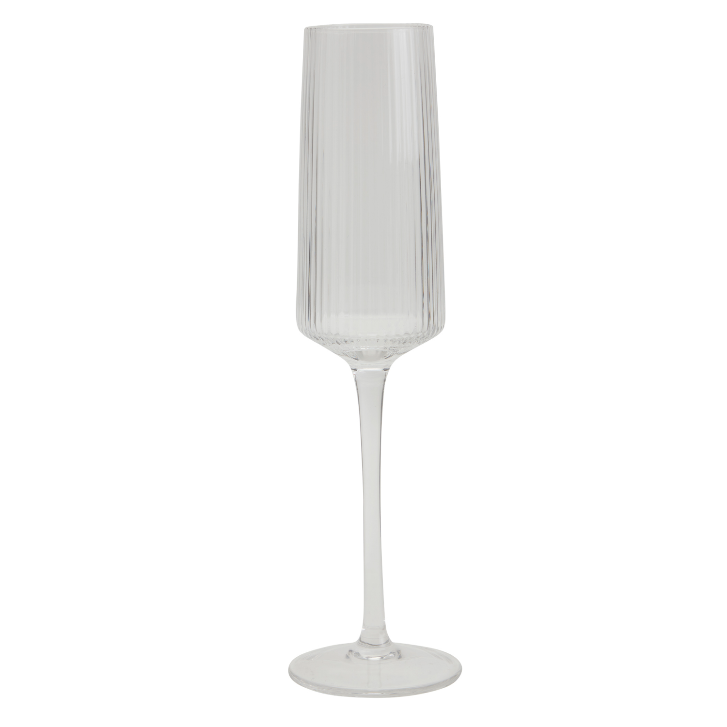 slide 1 of 1, Ridge Champagne Glass, Clear, 7.8 Oz., 7.8 oz