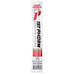 1st Phorm Sharp Cheddar Flavored Protein Sticks 2 oz