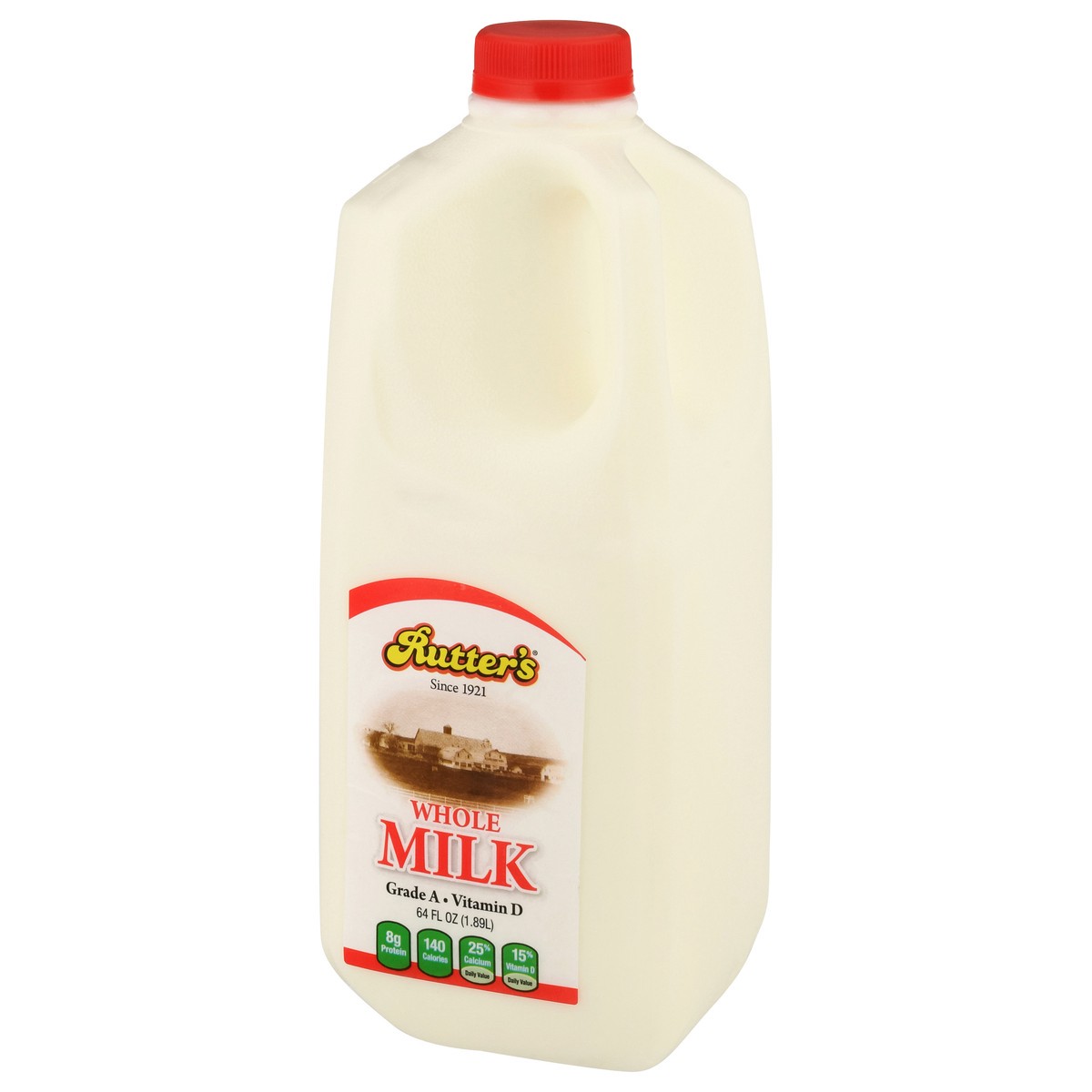 slide 2 of 9, Rutter's Whole Milk 64 fl oz, 64 fl oz
