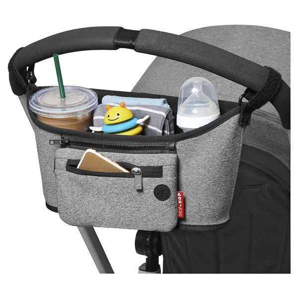 slide 12 of 13, Skip Hop GRAB & GO Stroller Organizer - Heather Gray, 1 ct