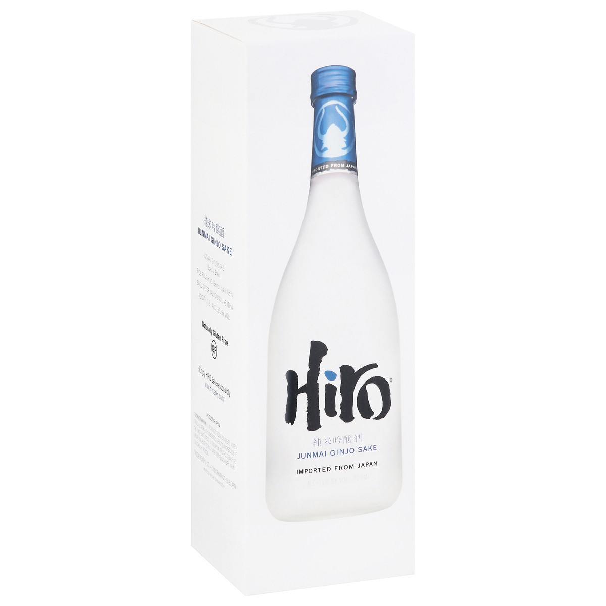 slide 2 of 4, Hiro Sake Junmai-Ginjo (Hiro Blue), 720 ml