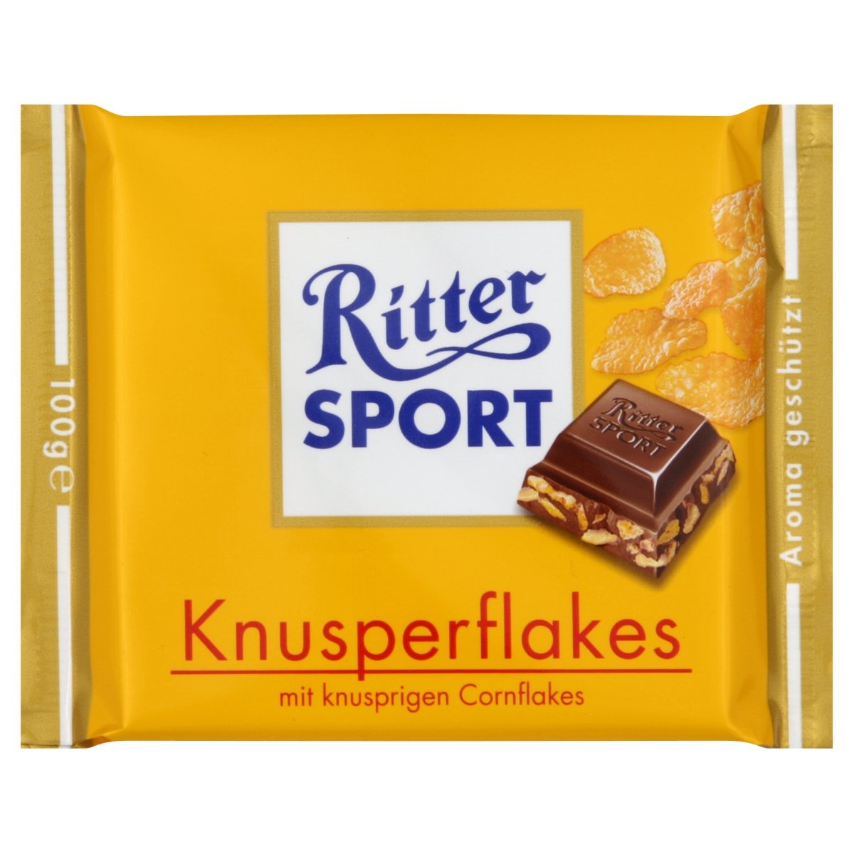 slide 1 of 1, Ritter Sport Knusperflakes, 100 gram
