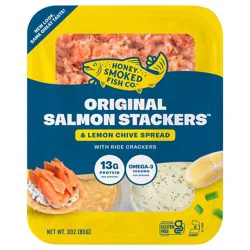 Honey Smoked Fish Co. Honey Smoked Salmon Stackers Original - 3 oz