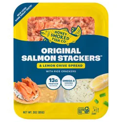Honey Smoked Fish Co. Honey Smoked Salmon Stackers Original - 3 oz