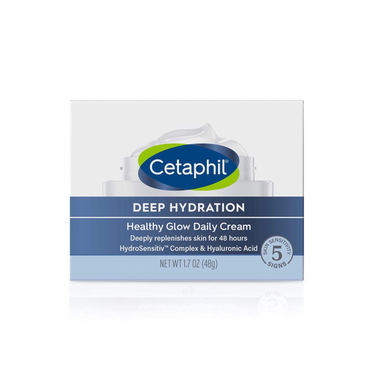 slide 2 of 3, Cetaphil Deep Hydration Healthy Glow Daily Cream, 1.7 fl oz