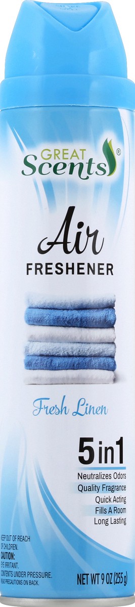 slide 1 of 8, Home Select Fresh Linen Air Freshener, 10 oz