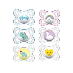 MAM Clear Orthodontic Pacifier, 0-6 Months