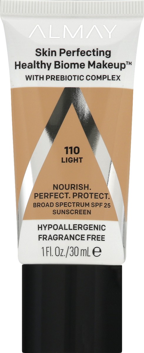 slide 1 of 10, Almay Skin Perfecting Healthy Biome Makeup, Light, 1 oz