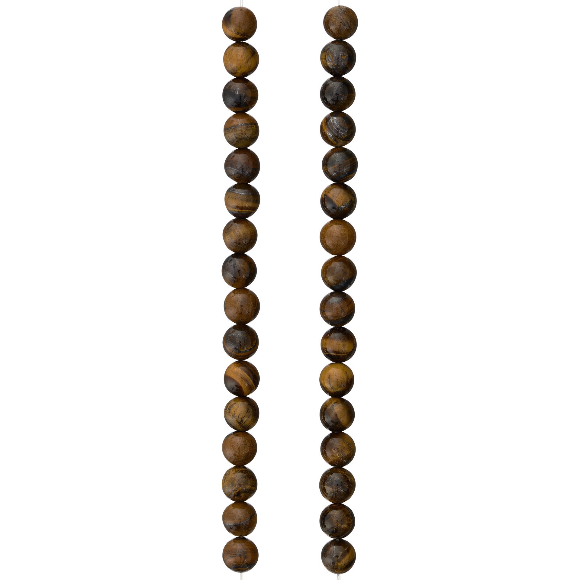 slide 2 of 3, Tiger Eye Round Beads, 8mm By Bead Landing, 8mm