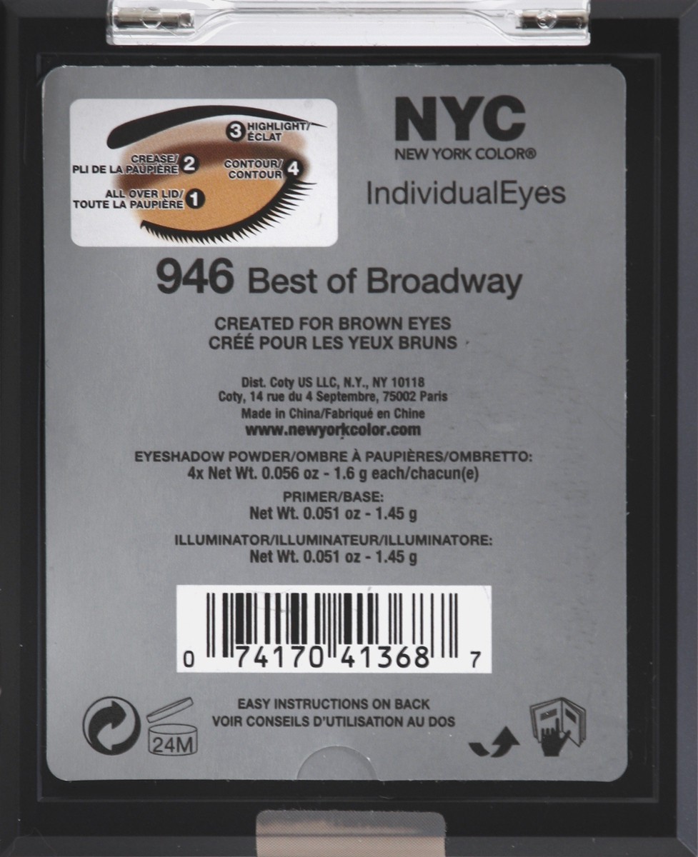 slide 2 of 5, NYC Eye Shadow 1 ea, 0.158 oz