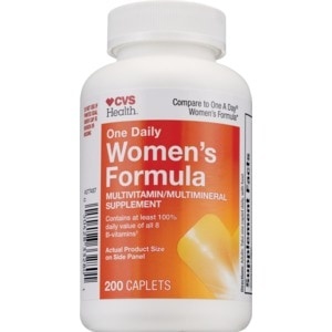 slide 1 of 1, Cvs Health One Daily Women's Formula Multivitamin/Multimineral Supplement, 200Ct, 200 ct